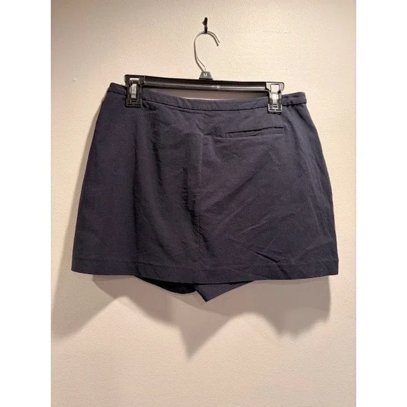 Modern Citizen Navy Blue Skort Size Medium Pleated Front Utility Style - Picture 3 of 3